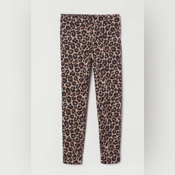 Leopard Print Ankle Slacks - Picture 1 of 3